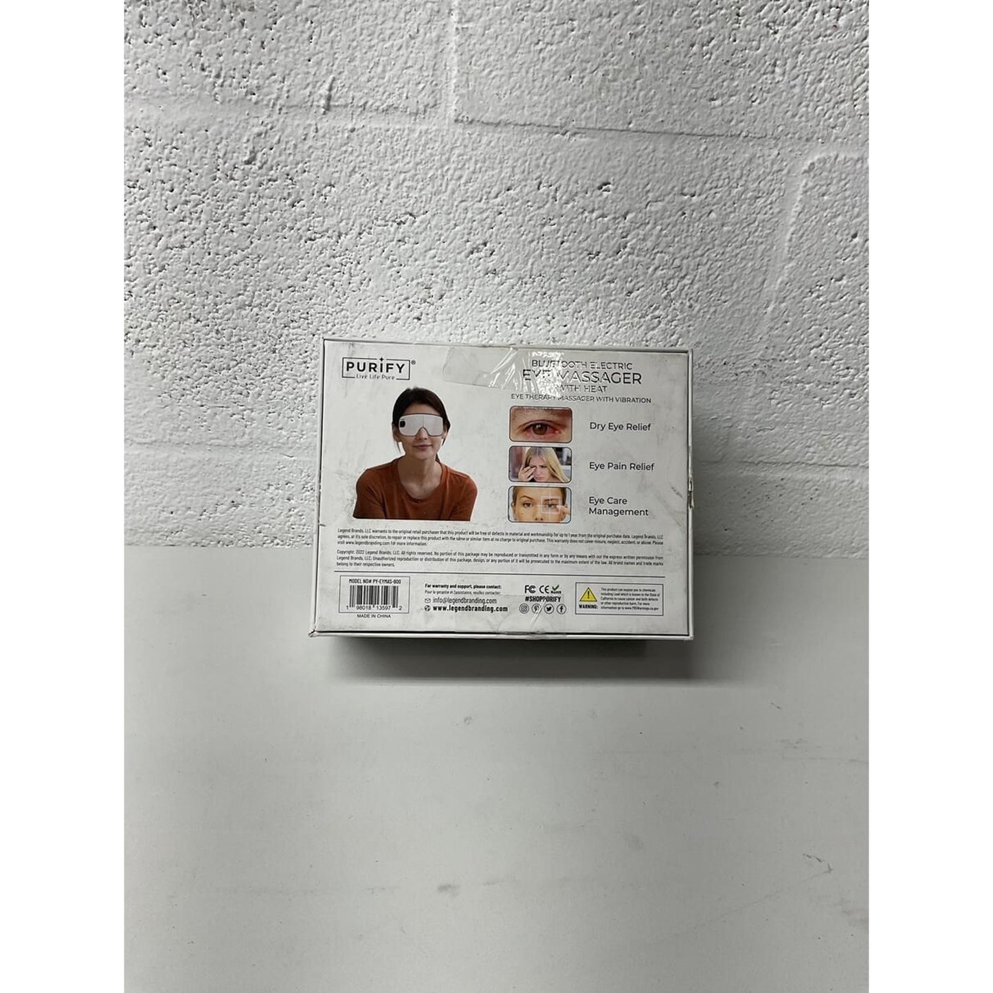 BT ELECTRIC EYE MASSAGER WITH HEAT