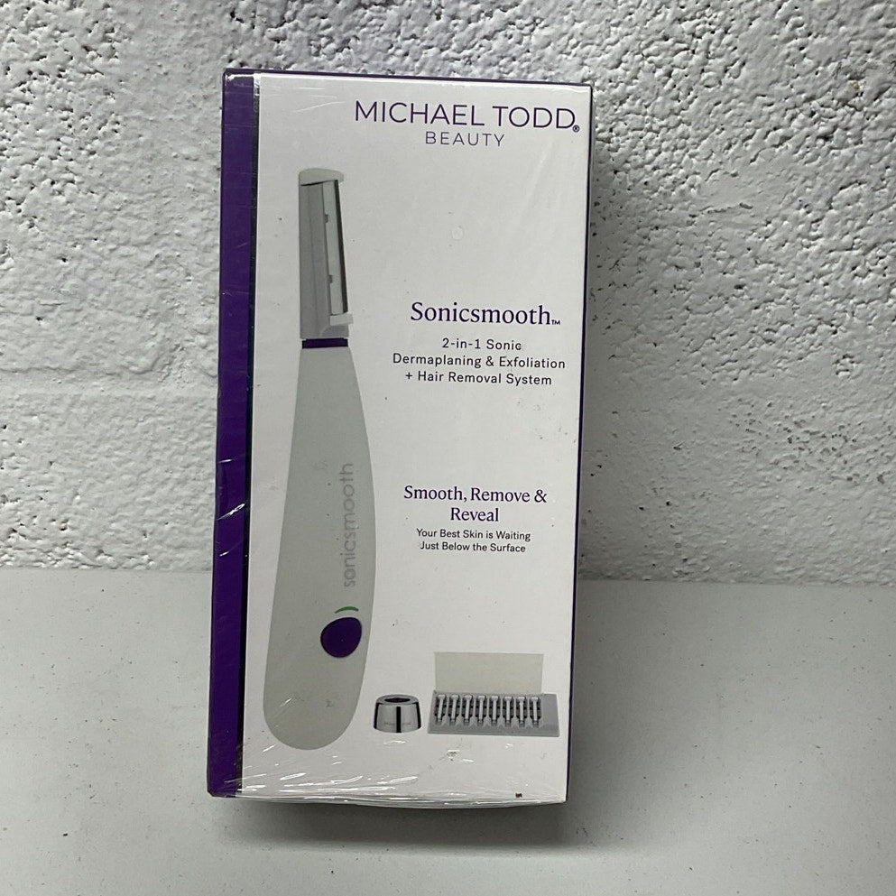 Sonicsmooth 2-in-1 Sonic Dermaplaning & Exfoliation + Hair removal