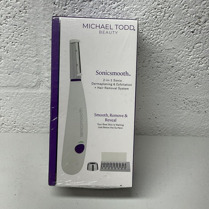 Sonicsmooth 2-in-1 Sonic Dermaplaning & Exfoliation + Hair removal