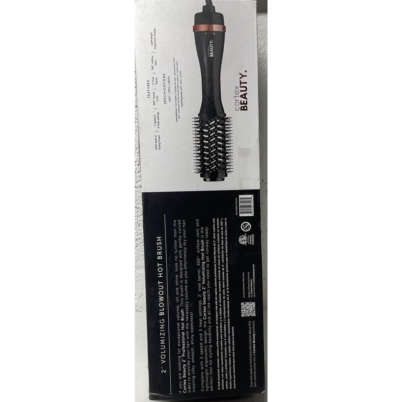CORTEX BEAUTY 2” Volumizing Blowout Brush