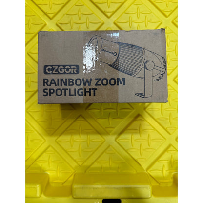CZGOR - Rainbow Zoom Spotlight DJ Lighting - PinPoint Light
