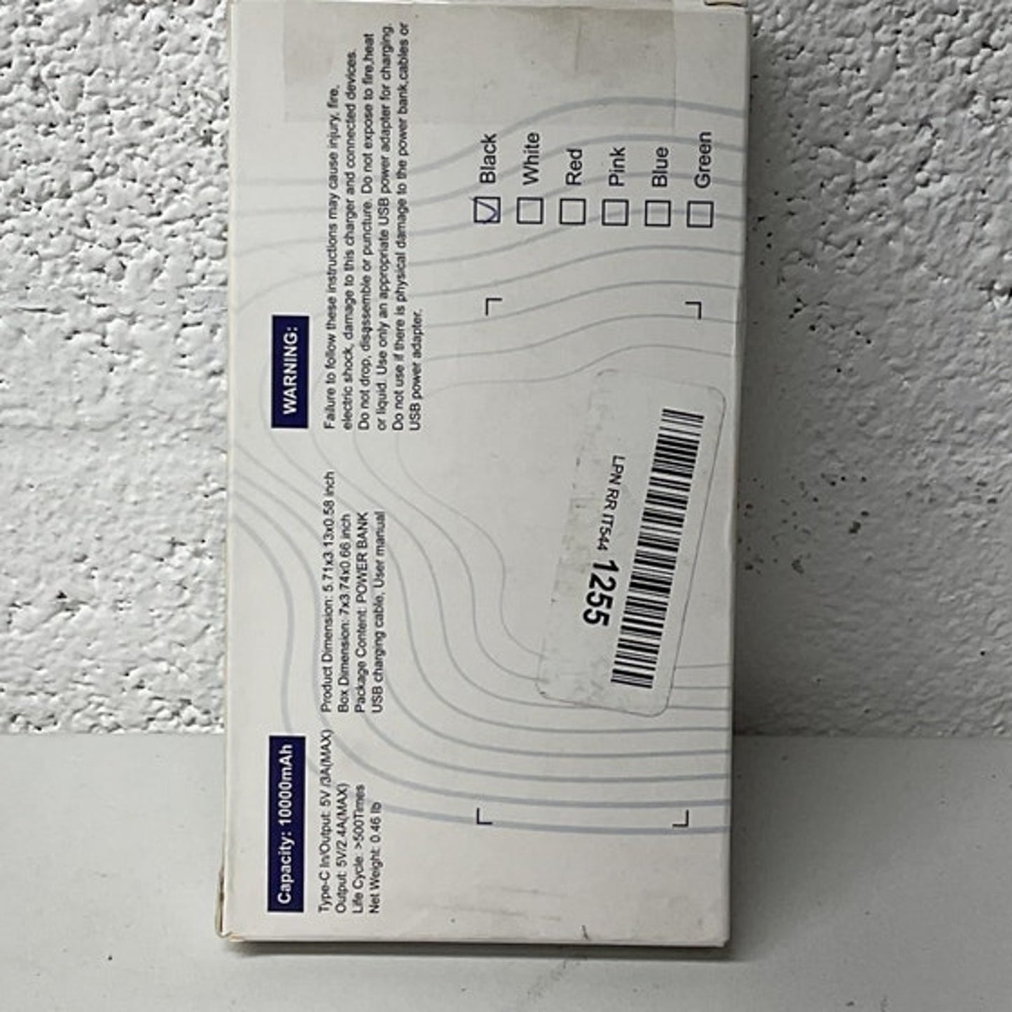 TG 90 10000mAh Power Bank model A-10K53