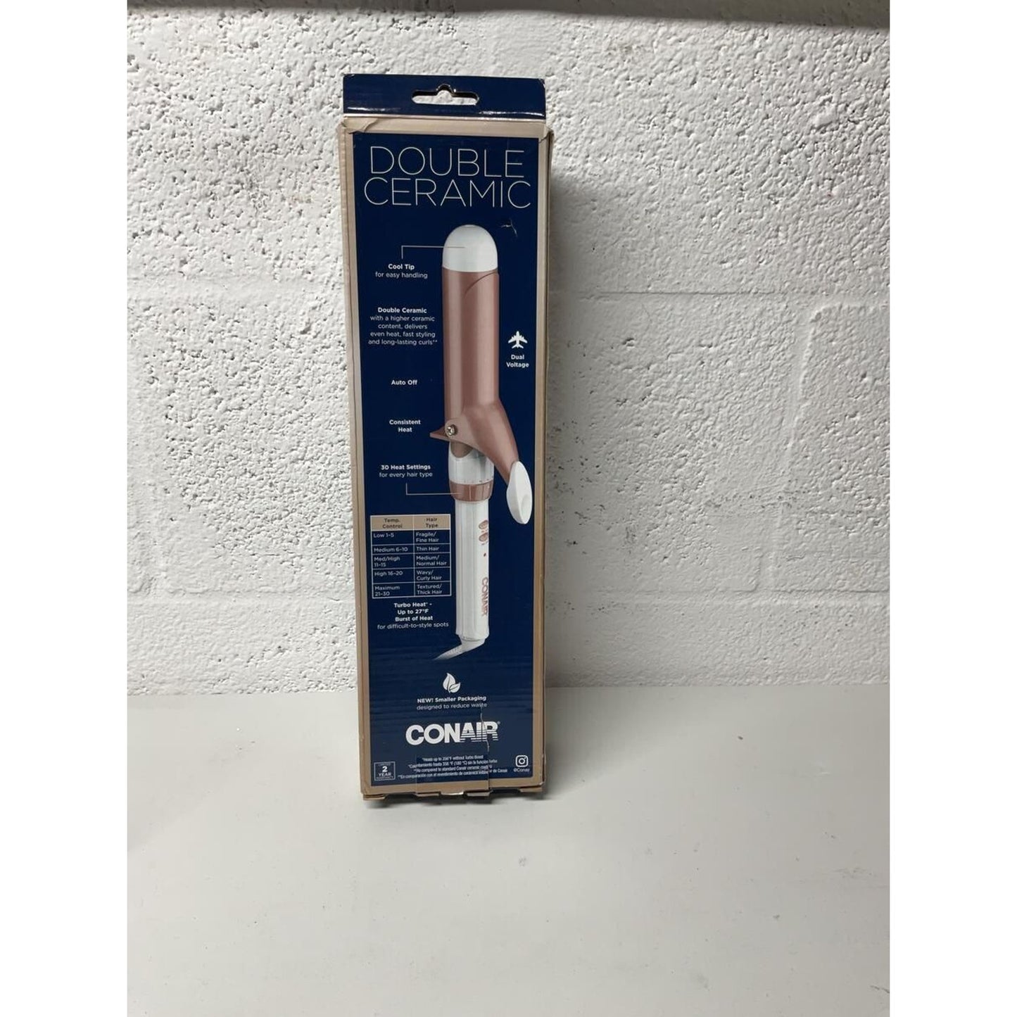 CONAIR 1 1/2” Double Ceramic Curling Iron Barrel