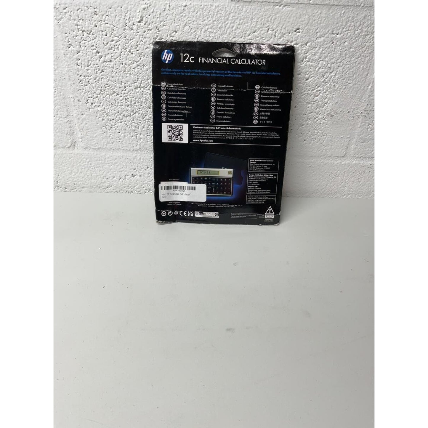 HP FINANCIAL CALCULATOR 12c