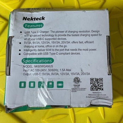Nekteck GaN Charger - Open Box