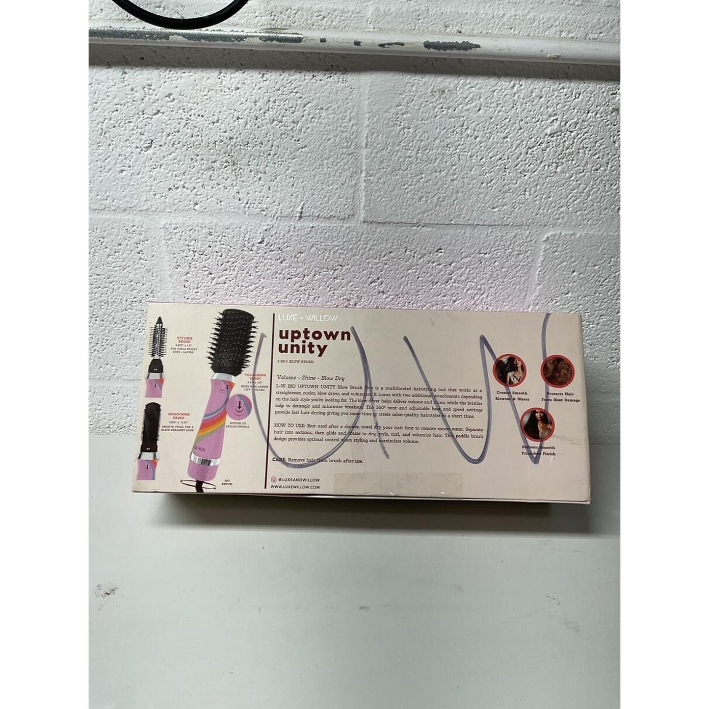 L+W Uptown unity 3-n-1 Blow Dryer Brush