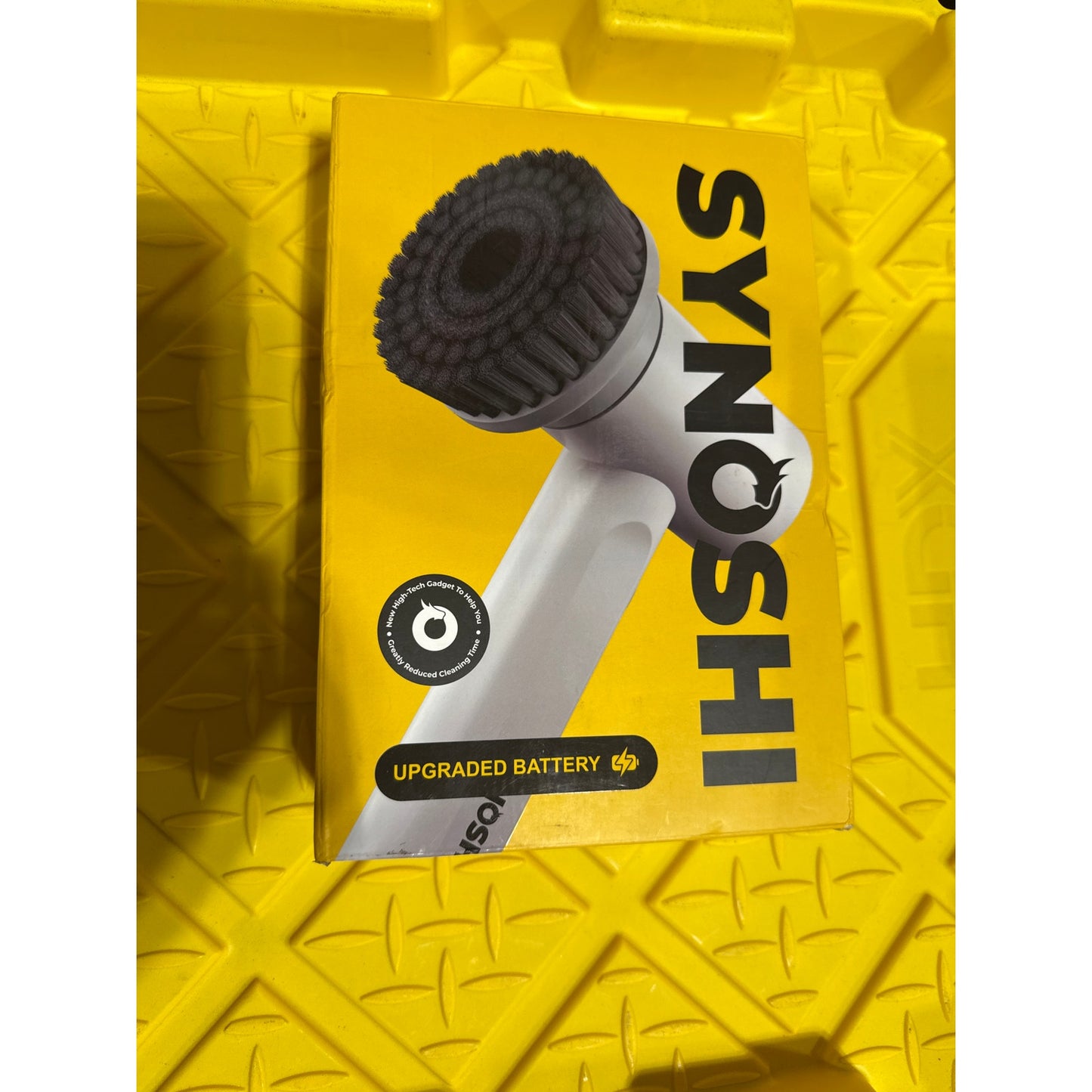 Synoshi power spin scrubber