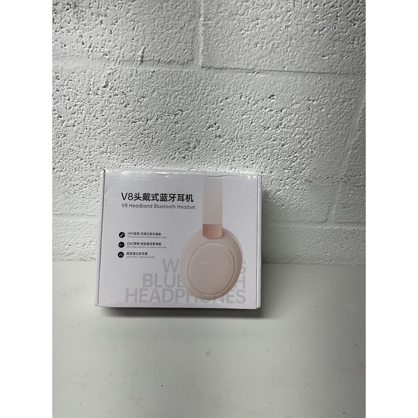 V8 Headband BT Headset Pink