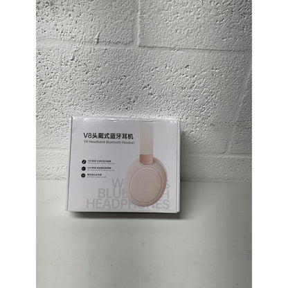 V8 Headband BT Headset Pink