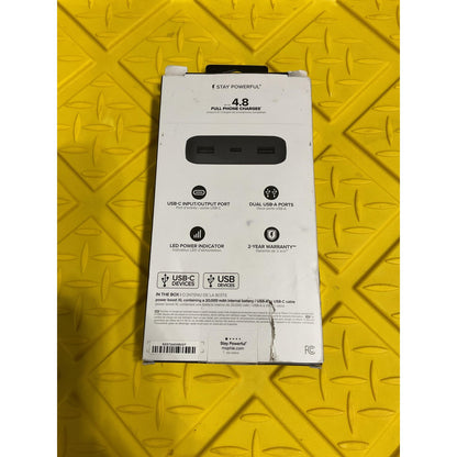 Mophie power boost XL portable battery with USB-C port