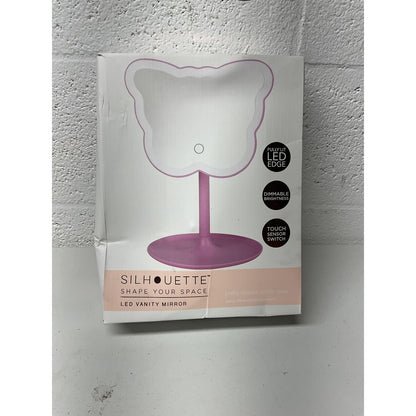 Silhouette LED vanity mirror