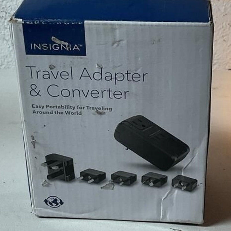 Insignia Travel Adapter & Converter - Open Box