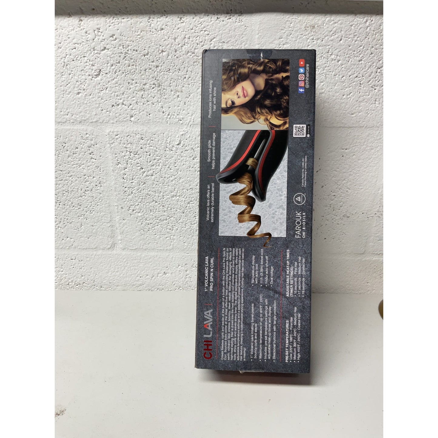 CHI LAVA 1” VOLCANIC LAVA PRO SPIN & CURL