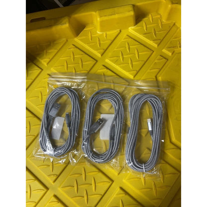 iPhone Charger 3pack Braided Cords