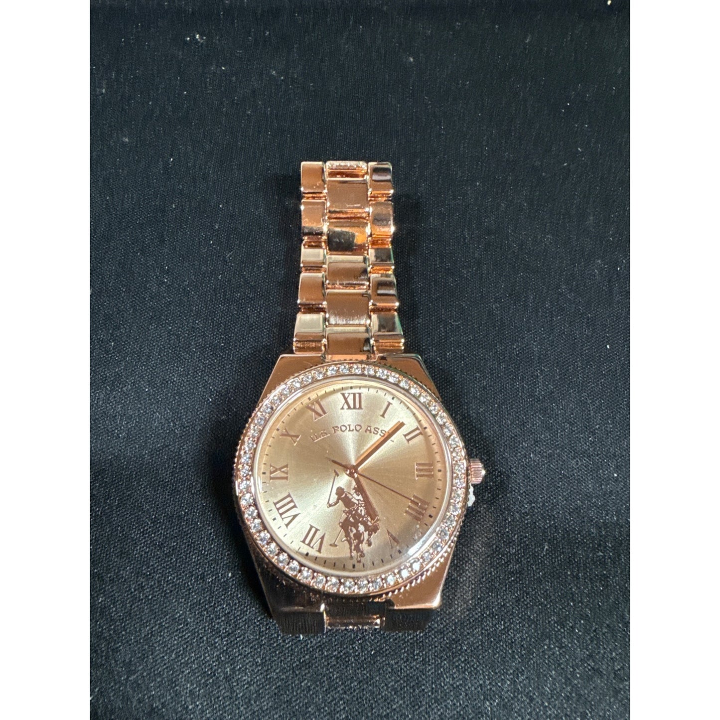 US Polo Rose Gold stainless watch