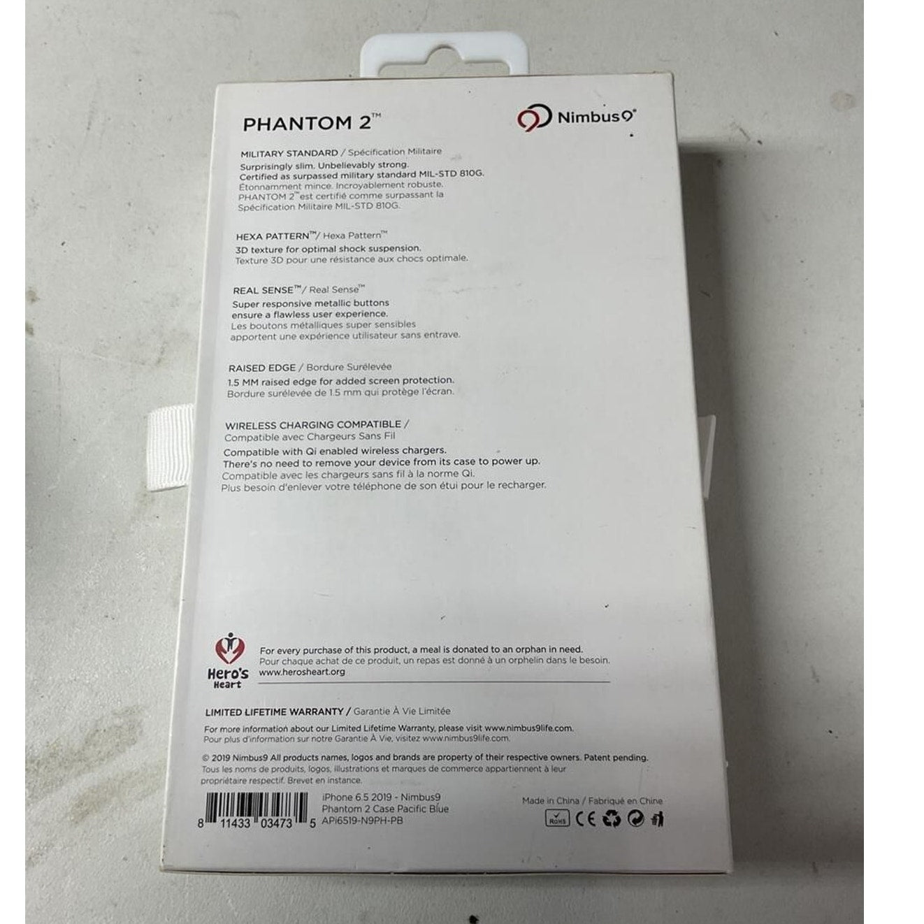 Nimbus 9 PHANTOM 2 case for iPhone 6.5 Pacific Blue