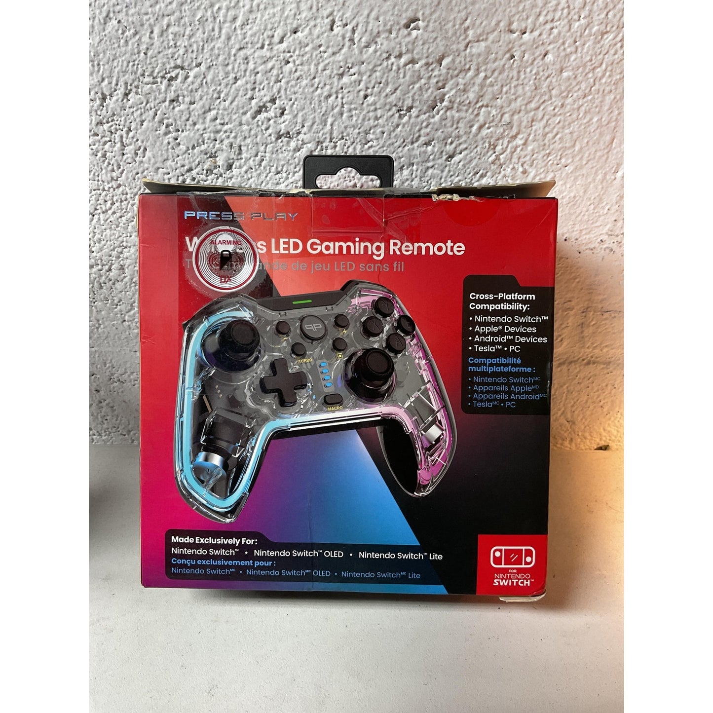Press Play Wireless LED Gaming Remote