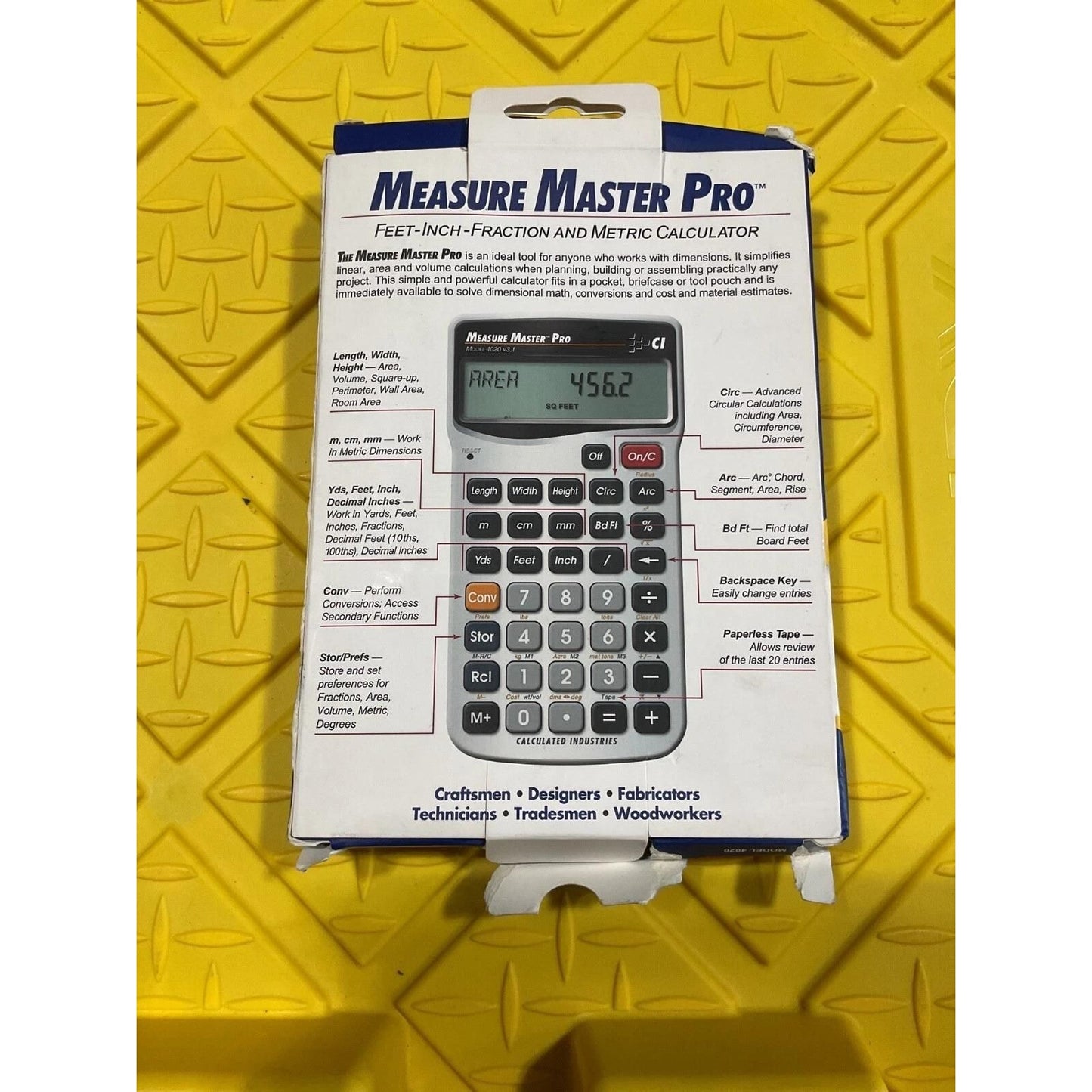 measure master pro feet-inch-fraction and metric calculator