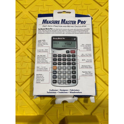 measure master pro feet-inch-fraction and metric calculator