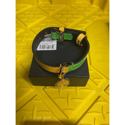 Scotch & Co Dog collar Extra Small Green and Yellow