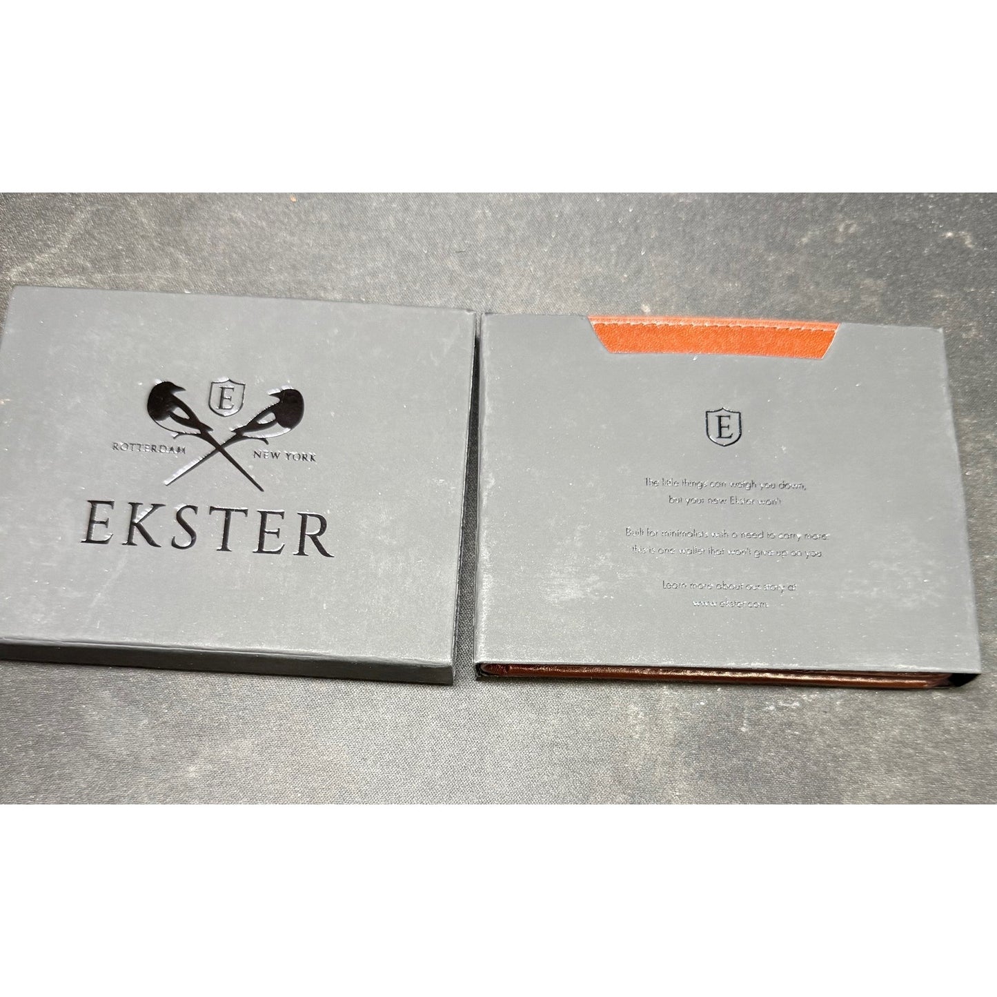 Leather Wallet Ekster Bi-FOLD- Brown