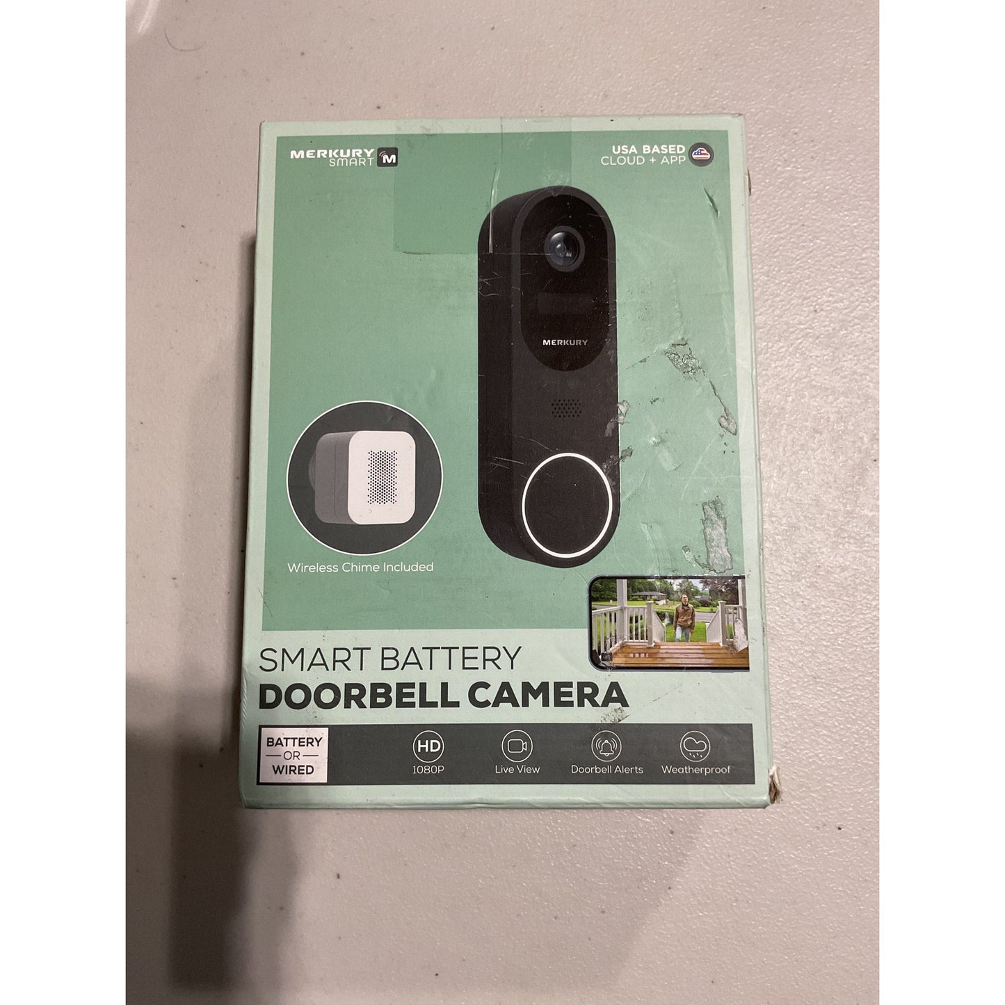 Smart battery doorbell camera