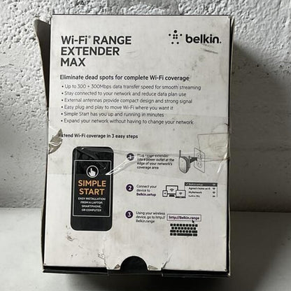 Belkin Wi-Fi Range Extender Max