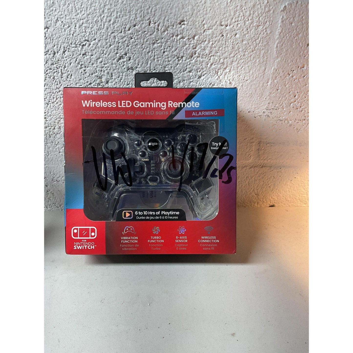 Press Play Wireless LED Gaming Remote