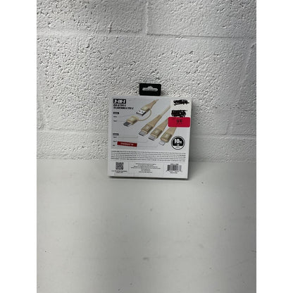 Bluestone 3-in-1 10ft fast charging cables for iphone