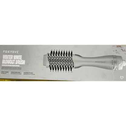 Foxybae winter white blowout brush
