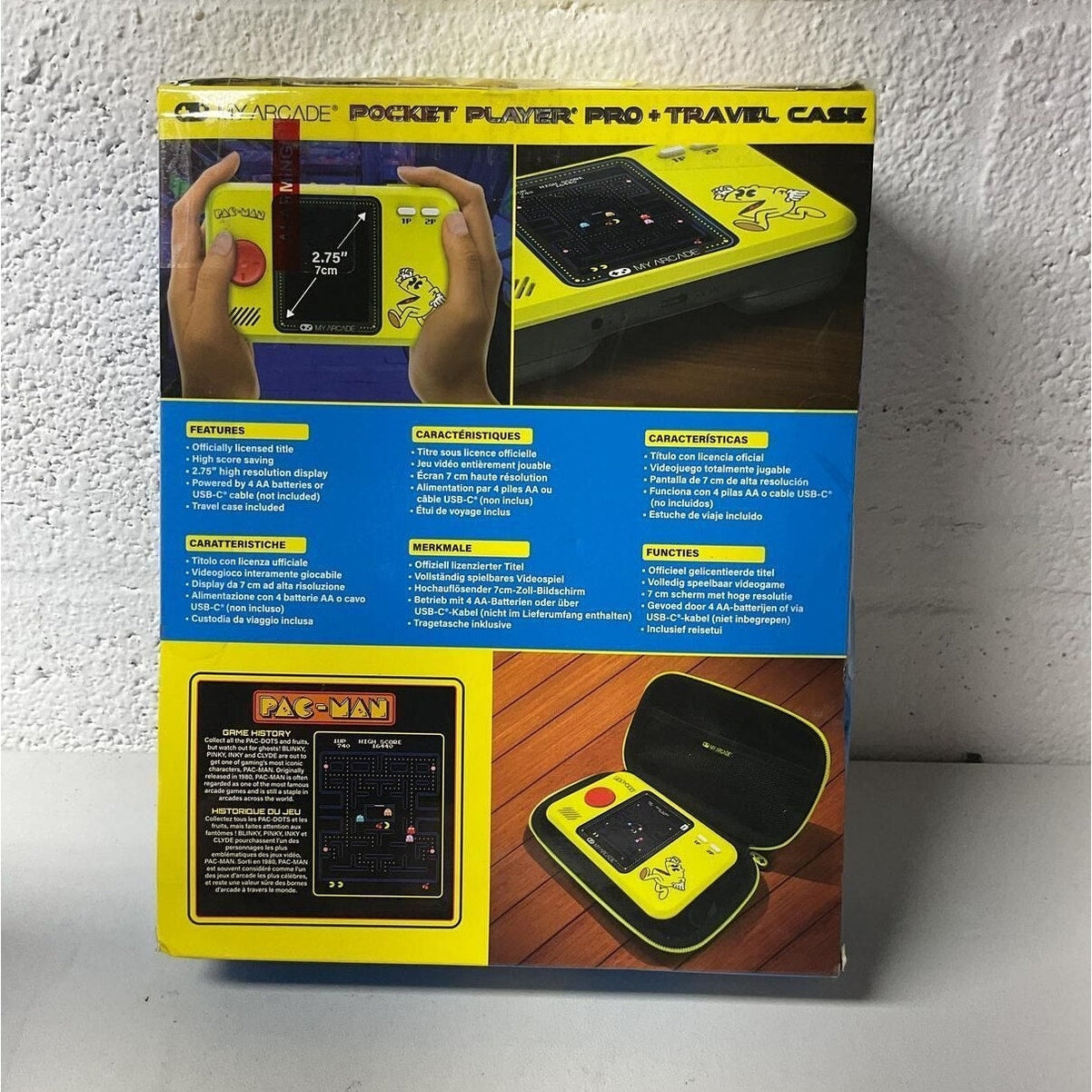PAC-MAN My Arcade Pocket Player Pro - Open Box