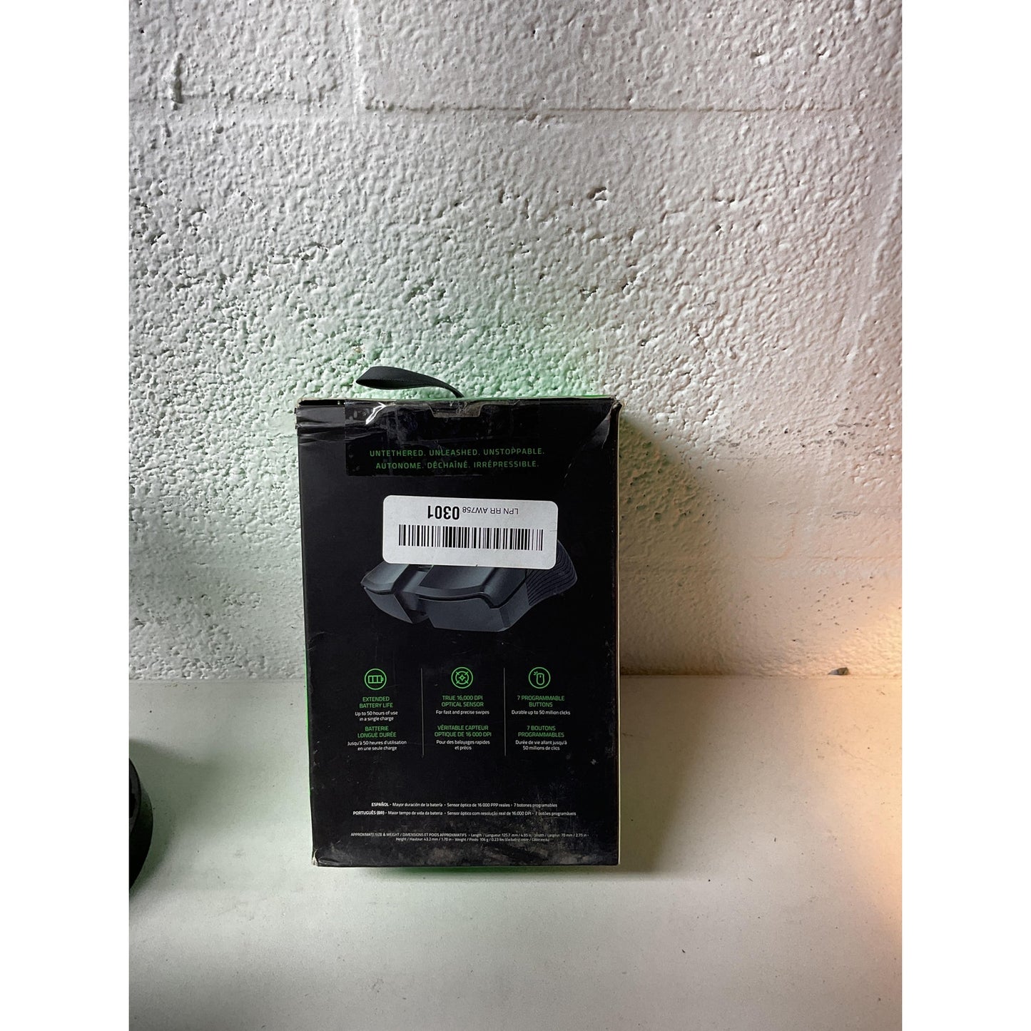 RAZER MAMBA WIRELESS GAMING MOUSE BLACK