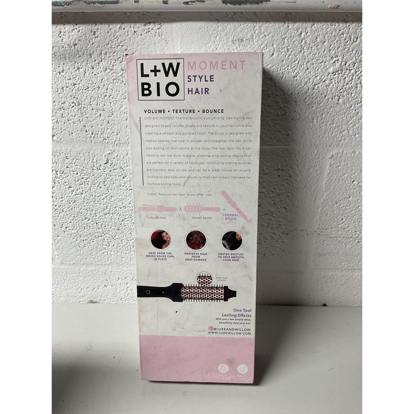 L+W Bio Volumizing Thermal Brush