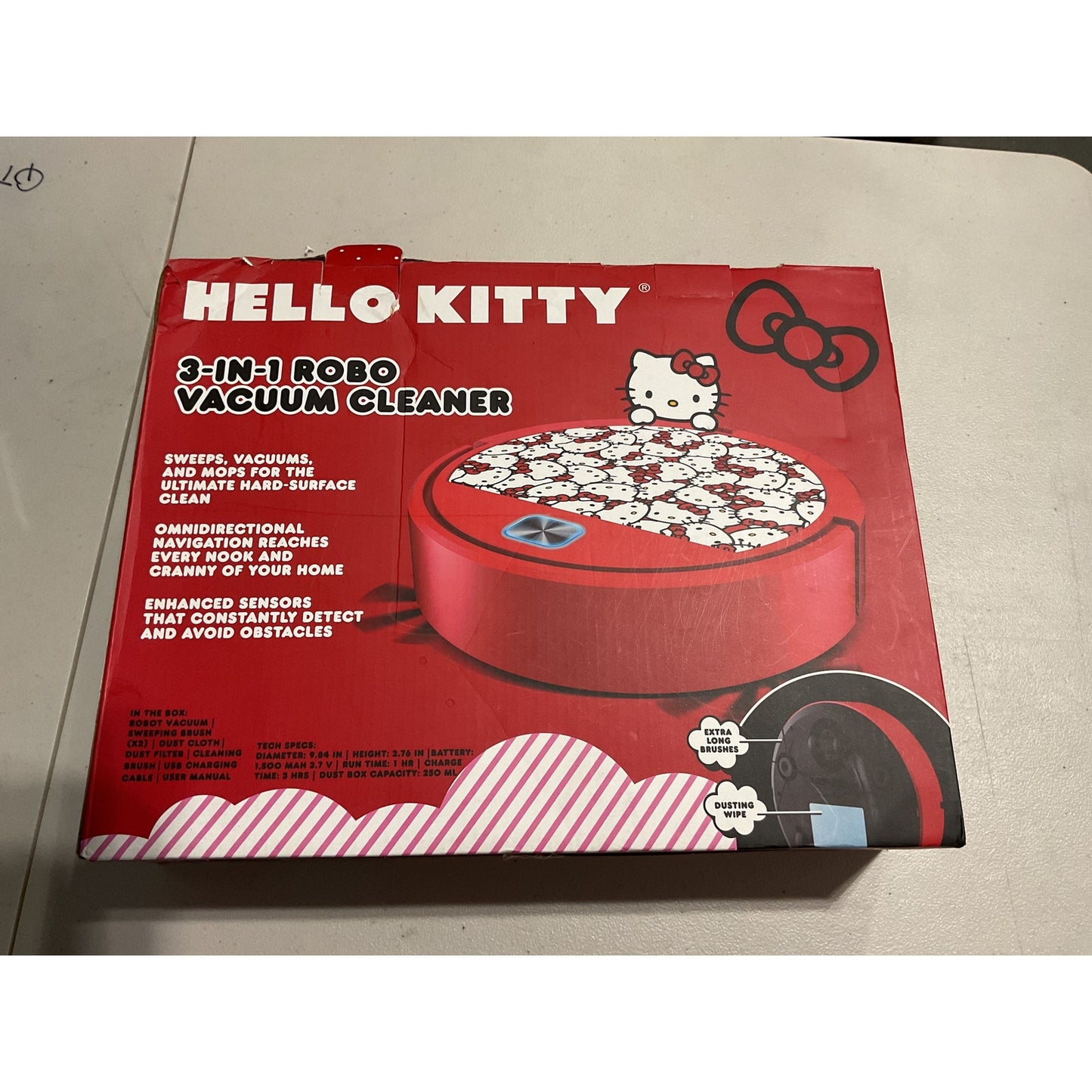 Hello Kitty, three in one Robo vacuum cleaner