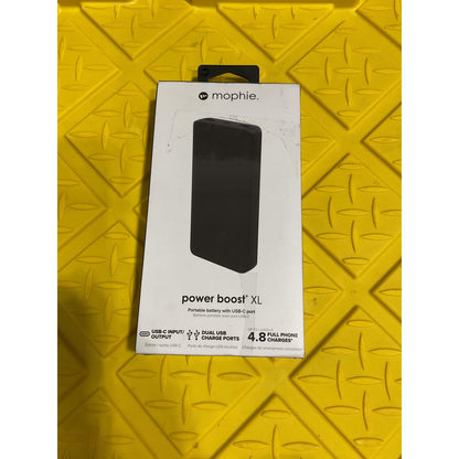 Mophie power boost XL portable battery with USB-C port