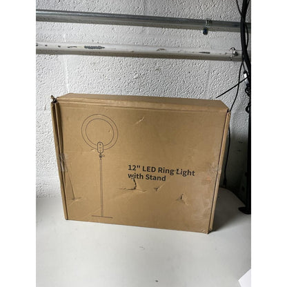 12” LED RING LIGHT WITH STAND