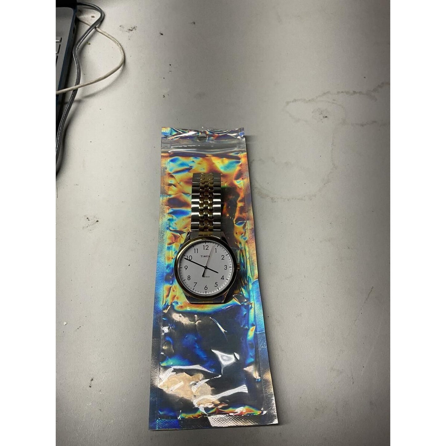 TIMEX Indiglo Gold/Silver Men’s Watch TW2U40000 B7