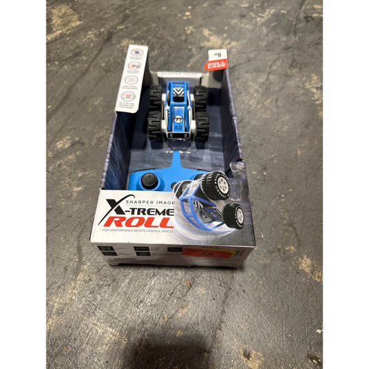 Sharper Image X-treme Roll remote control car blue