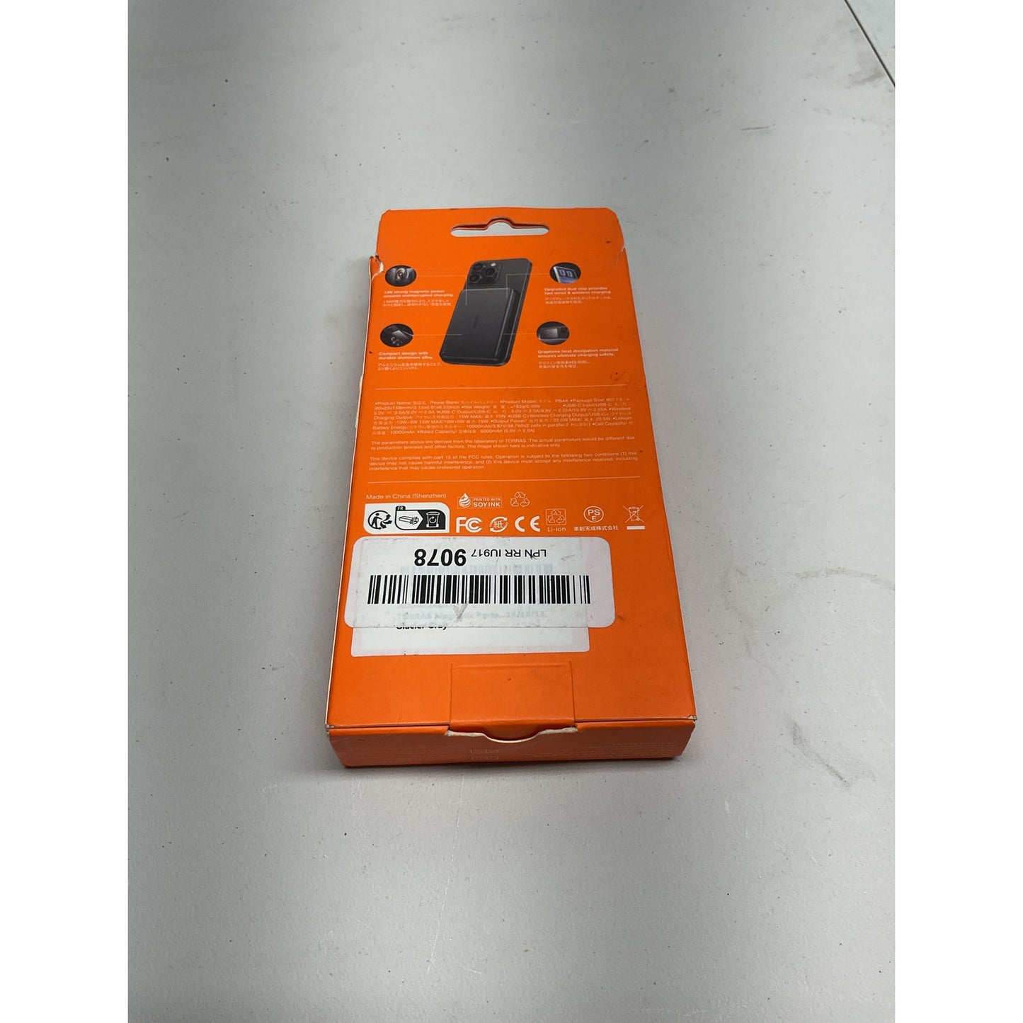 TORRAS Mini Mag Power bank 22.5W 100mAh