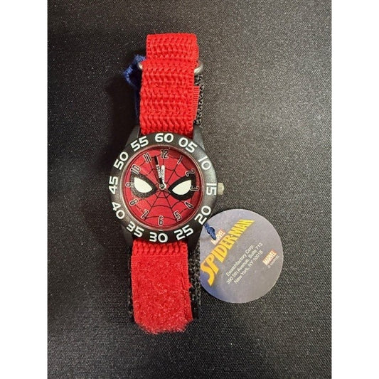 marvel spiderman watch for kids Black Red