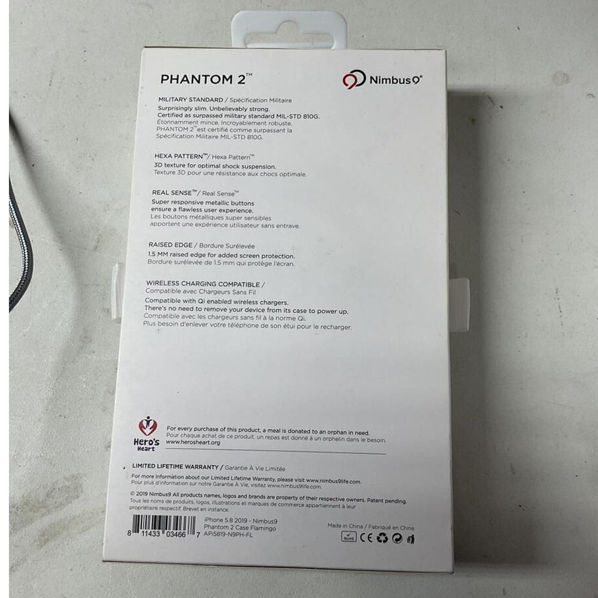 Nimbus 9 PHANTOM 2 case for iPhone 5.8 Flamingo