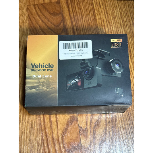 Dual lens car video recorder black box