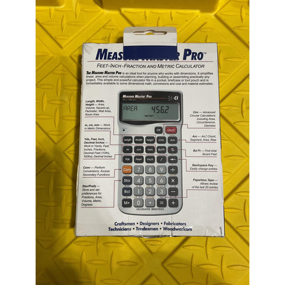Measure Master Pro Feet-Inch-Fraction and Metric Calculator