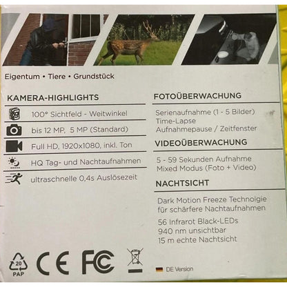 Homevista surveillance camera
