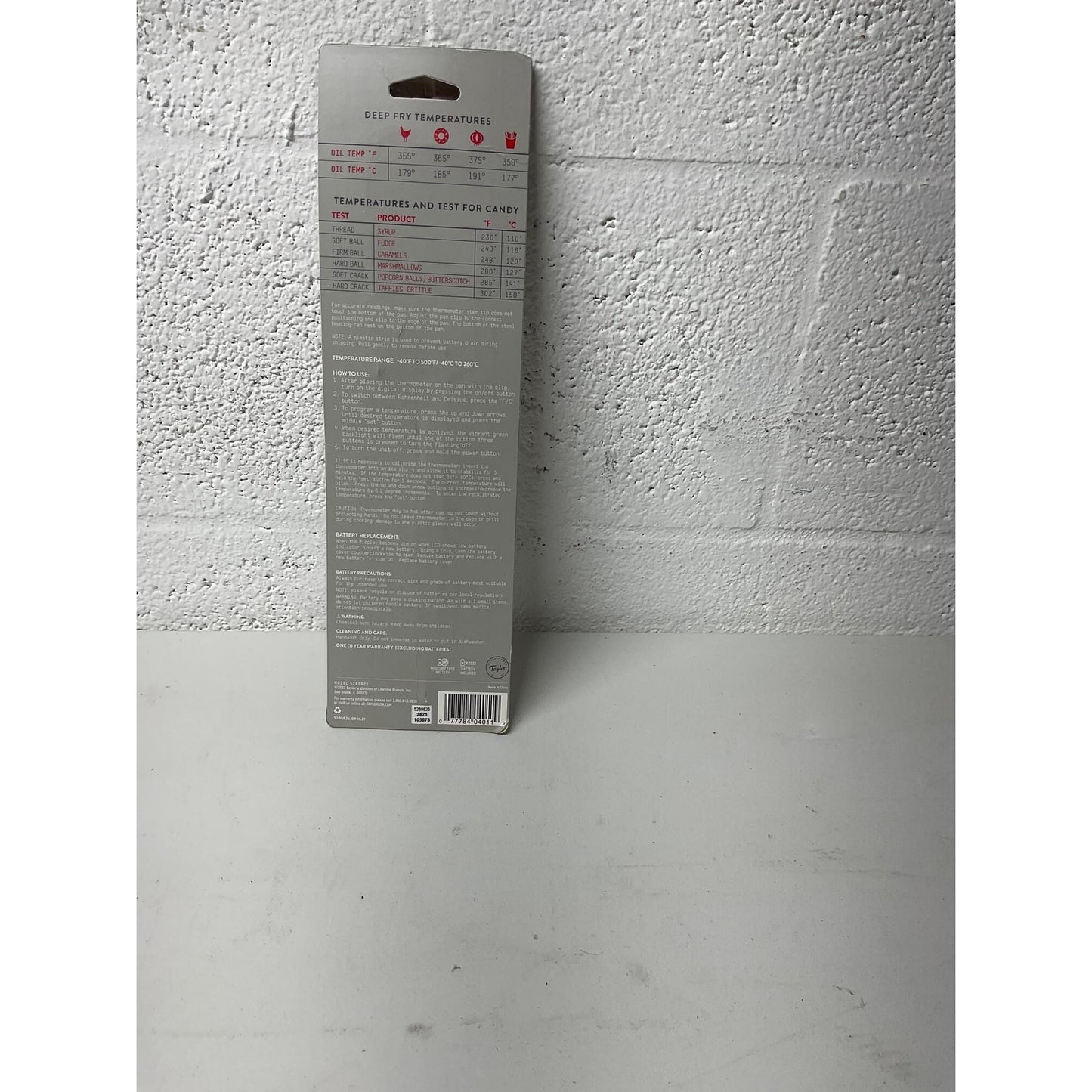 Taylor Candy & Deep Fryer Thermometer