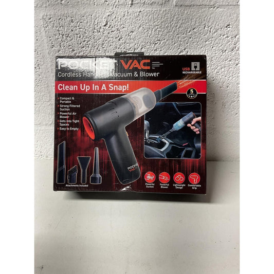 Pocket Vac Cordless Handheld Vacuum & Blower