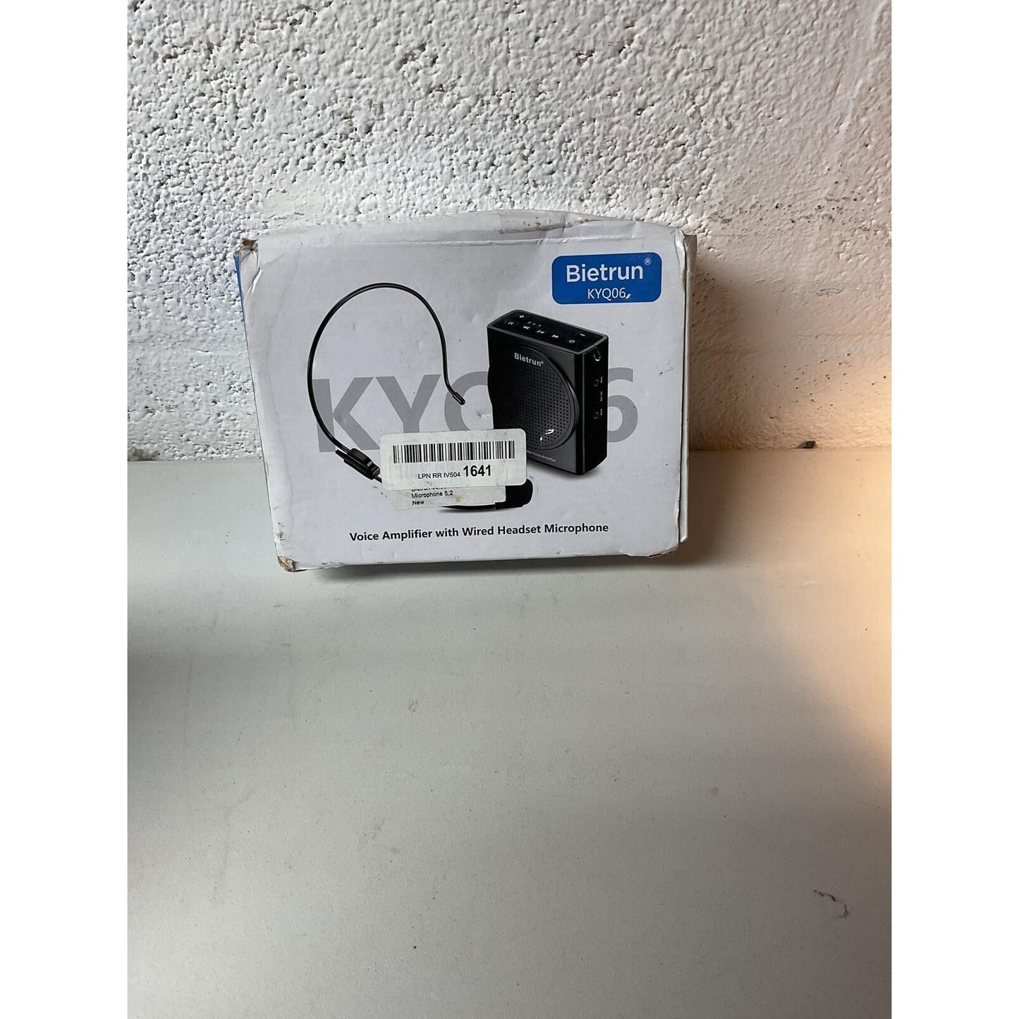 Bietrun Voice Amplifier w/ wired headset microphone model KYQ06