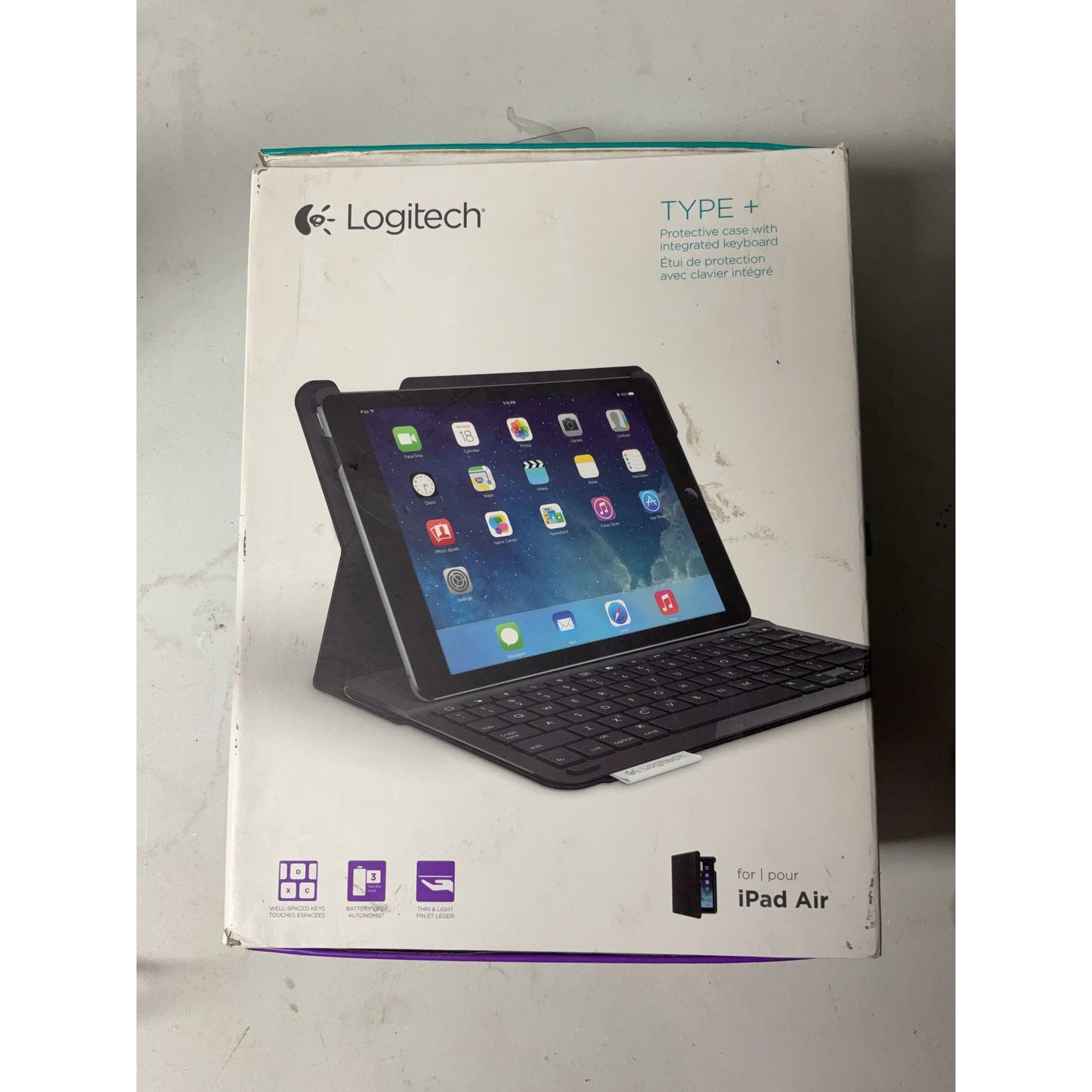Logitech Type+ Case & Keyboard for iPad Air