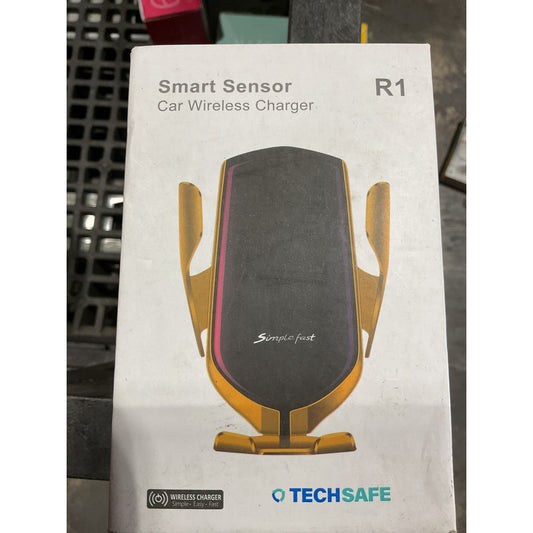 Smart sensor car wireless charger Gold -  techsafe