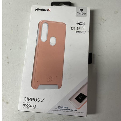 Nimbus 9 CIRRUS 2 Case for Moto G Power Rose Clear